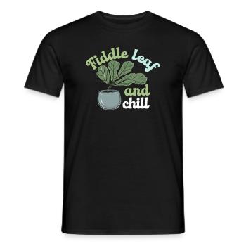 Collecteur de plantes pour les collectionneurs de plantes d’intérieur dans le - T-shirt homme - noir - Devant - AI Model Male 178 light (178cm)