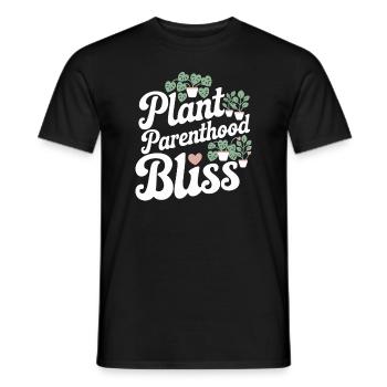 Pflanzensammler Für Zimmerpflanzensammler Im - Männer T-Shirt - Schwarz - Vorne - AI Model Male 178 light (178cm)
