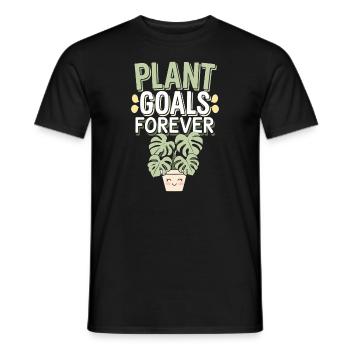 Pflanzensammler Für Zimmerpflanzensammler Im - Männer T-Shirt - Schwarz - Vorne - AI Model Male 178 light (178cm)