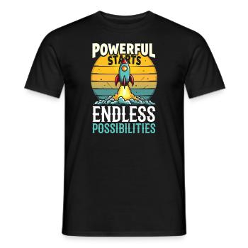 Morning Routine, Wellness Habits, More Productive - Men's T-Shirt - black - Front - AI Model Male 178 light (178cm)