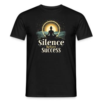 Morning Routine, Wellness Habits, More Productive - Men's T-Shirt - black - Front - AI Model Male 178 light (178cm)