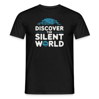 Freitaucher Unterwasser Abenteuer Freitauchen - Männer T-Shirt - Schwarz - Vorne - AI Model Male 178 light (178cm)