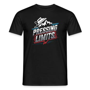 Repassage extrême Compétitif Drôle - T-shirt homme - noir - Devant - AI Model Male 178 light (178cm)