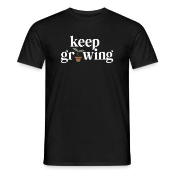 Collecteur de plantes pour les collectionneurs de plantes d’intérieur dans le - T-shirt homme - noir - Devant - AI Model Male 178 light (178cm)