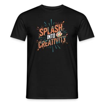 Creative Hobby For Beginners In The - Men's T-Shirt - black - Front - AI Model Male 178 light (178cm)