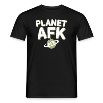 Spieler Mit Weltraumthemen Cosmic Gaming Sci-fi - Männer T-Shirt - Schwarz - Vorne - AI Model Male 178 light (178cm)