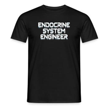 Medical Science Für Endokrinologie - Männer T-Shirt - Schwarz - Vorne - AI Model Male 178 light (178cm)