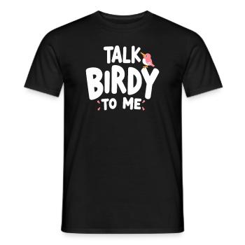 Birdwatcher Ornithology Vavian Enthusiast - Men's T-Shirt - black - Front - AI Model Male 178 light (178cm)
