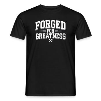 Forge Viking Guerrier Forge nordique Travail du métal - T-shirt homme - noir - Devant - AI Model Male 178 light (178cm)
