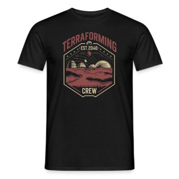Astrobiologie Exploration spatiale Extraterrestre - T-shirt homme - noir - Devant - AI Model Male 178 light (178cm)