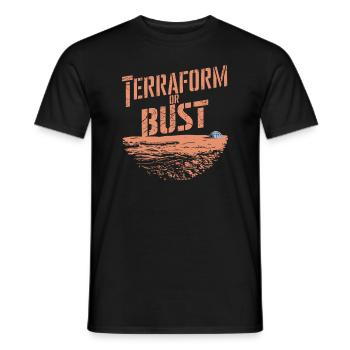 Astrobiology Space Exploration Extraterrestrial - Männer T-Shirt - Schwarz - Vorne - AI Model Male 178 light (178cm)