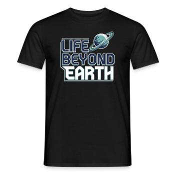 Astrobiology Space Exploration Extraterrestrial - Männer T-Shirt - Schwarz - Vorne - AI Model Male 178 light (178cm)
