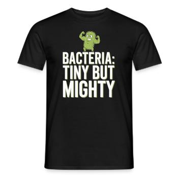 Microscope Enthusiast Lab Technician Science - Men's T-Shirt - black - Front - AI Model Male 178 light (178cm)