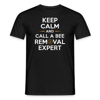 Bienenentfernungsspezialist Live Swarm Rescue - Männer T-Shirt - Schwarz - Vorne - AI Model Male 178 light (178cm)