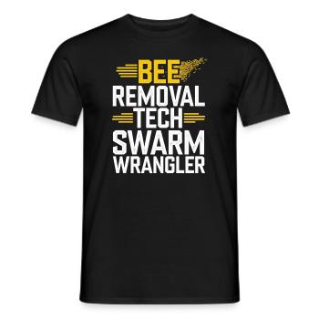 Bienenentfernungsspezialist Live Swarm Rescue - Männer T-Shirt - Schwarz - Vorne - AI Model Male 178 light (178cm)