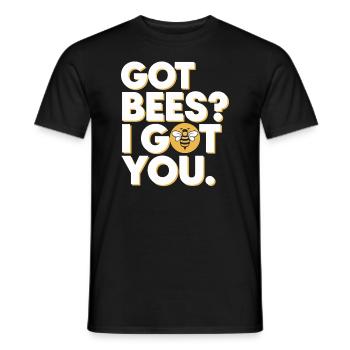 Bienenentfernungsspezialist Live Swarm Rescue - Männer T-Shirt - Schwarz - Vorne - AI Model Male 178 light (178cm)