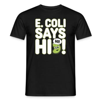 Passionné de microscope Technicien de laboratoire Science - T-shirt homme - noir - Devant - AI Model Male 178 light (178cm)