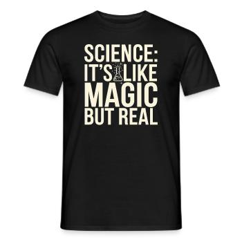 Passionné de microscope Technicien de laboratoire Science - T-shirt homme - noir - Devant - AI Model Male 178 light (178cm)