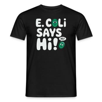 Microscope Enthusiast Lab Technician Science - Men's T-Shirt - black - Front - AI Model Male 178 light (178cm)