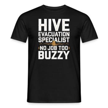 Bienenentfernungsspezialist Live Swarm Rescue - Männer T-Shirt - Schwarz - Vorne - AI Model Male 178 light (178cm)