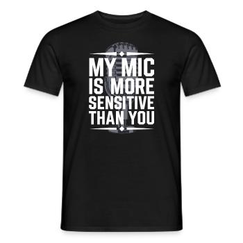 Asmr Creator Sensorische Entspannung Beruhigender - Männer T-Shirt - Schwarz - Vorne - AI Model Male 178 light (178cm)