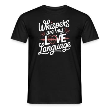 Asmr Creator Sensorische Entspannung Beruhigender - Männer T-Shirt - Schwarz - Vorne - AI Model Male 178 light (178cm)