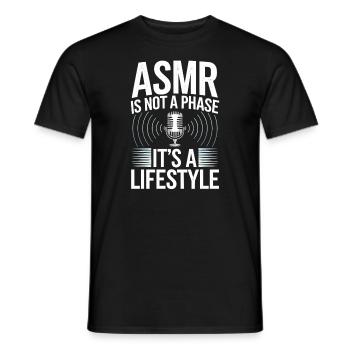 Asmr Creator Sensorische Entspannung Beruhigender - Männer T-Shirt - Schwarz - Vorne - AI Model Male 178 light (178cm)