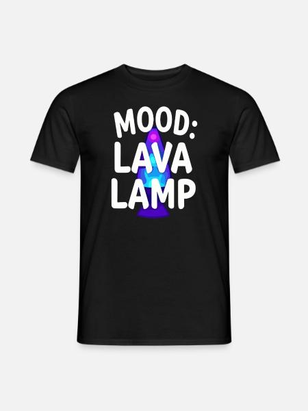 Lava Lamp Retro Aesthetic Psychedelic - Men's T-Shirt - black
