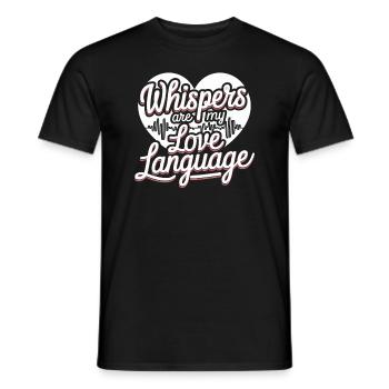 Asmr Creator Sensorische Entspannung Beruhigender - Männer T-Shirt - Schwarz - Vorne - AI Model Male 178 light (178cm)