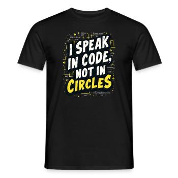 Data Analyst Big Data Specialist Business - Men's T-Shirt - black - Front - AI Model Male 178 light (178cm)