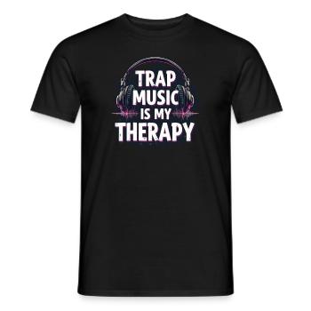 Music Produzent 808 Bass Hip-hop Beatmaker - Männer T-Shirt - Schwarz - Vorne - AI Model Male 178 light (178cm)
