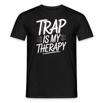 Music Produzent 808 Bass Hip-hop Beatmaker - Männer T-Shirt - Schwarz - Vorne - AI Model Male 178 light (178cm)