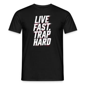 Music Produzent 808 Bass Hip-hop Beatmaker - Männer T-Shirt - Schwarz - Vorne - AI Model Male 178 light (178cm)
