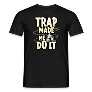 Music Produzent 808 Bass Hip-hop Beatmaker - Männer T-Shirt - Schwarz - Vorne - AI Model Male 178 light (178cm)