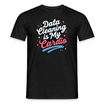 Data Analyst Big Data Specialist Business - Men's T-Shirt - black - Front - AI Model Male 178 light (178cm)