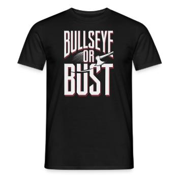 Lancer de hache Cible Pratique Bûcheron Sport - T-shirt homme - noir - Devant - AI Model Male 178 light (178cm)