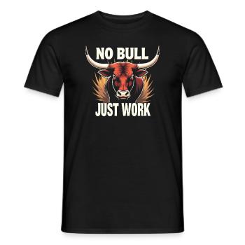 Bovins Éleveur Éleveur Éleveur Éleveur Mode de vie - T-shirt homme - noir - Devant - AI Model Male 178 light (178cm)