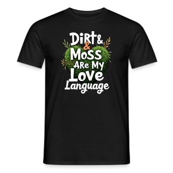 Kokedama Moss Ball Plantes Jardinage Japonais - T-shirt homme - noir - Devant - AI Model Male 178 light (178cm)