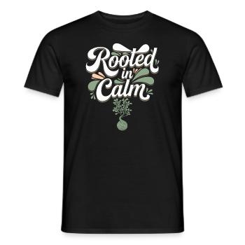 Kokedama Moss Ball Plantes Jardinage Japonais - T-shirt homme - noir - Devant - AI Model Male 178 light (178cm)
