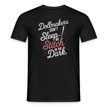 Gruseliger Puppenkollektor - Männer T-Shirt - Schwarz - Vorne - AI Model Male 178 light (178cm)