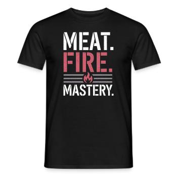 Diet on carnivore diet on the - Men's T-Shirt - black - Front - AI Model Male 178 light (178cm)