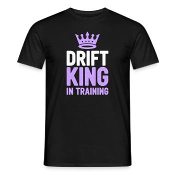 Car drift racing, racing car motorsport drift - Men's T-Shirt - black - Front - AI Model Male 178 light (178cm)