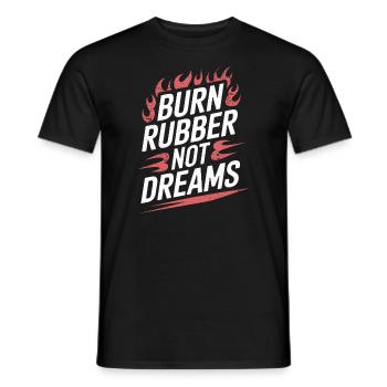 Car drift racing, racing car motorsport drift - Men's T-Shirt - black - Front - AI Model Male 178 light (178cm)