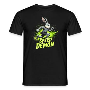 Fitness Bunny Fitness -entraînement Lapin Musculation - T-shirt homme - noir - Devant - AI Model Male 178 light (178cm)