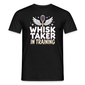 Candidat Junior en Boulangerie Jeune Chef Boulangerie - T-shirt homme - noir - Devant - AI Model Male 178 light (178cm)