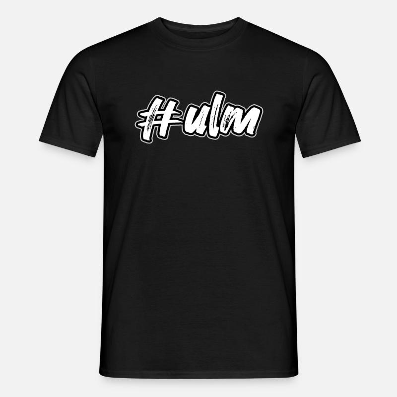 Ulm, ulm, #ulm - Männer T-Shirt - Schwarz
