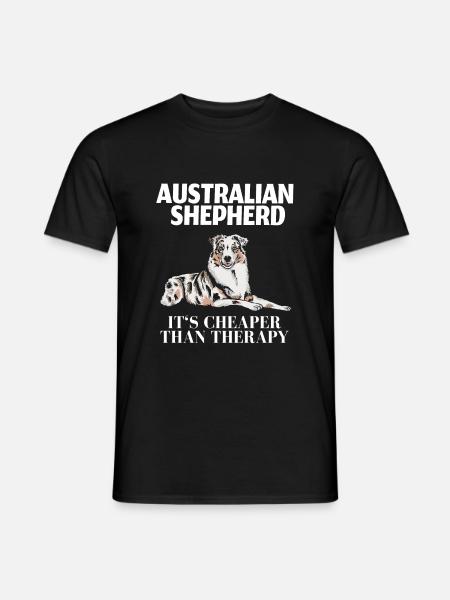 Australian Shepherd - Men's T-Shirt - black