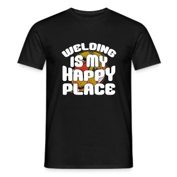Welder - Men's T-Shirt - black - Front - AI Model Male 178 light (178cm)