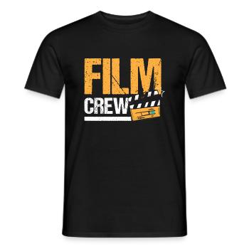 Film Crew Regisseur Filemacher Kameramann - Männer T-Shirt - Schwarz - Vorne - AI Model Male 178 light (178cm)