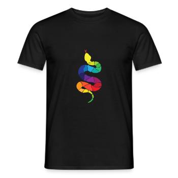 Serpent - T-shirt homme - noir - Devant - AI Model Male 178 light (178cm)